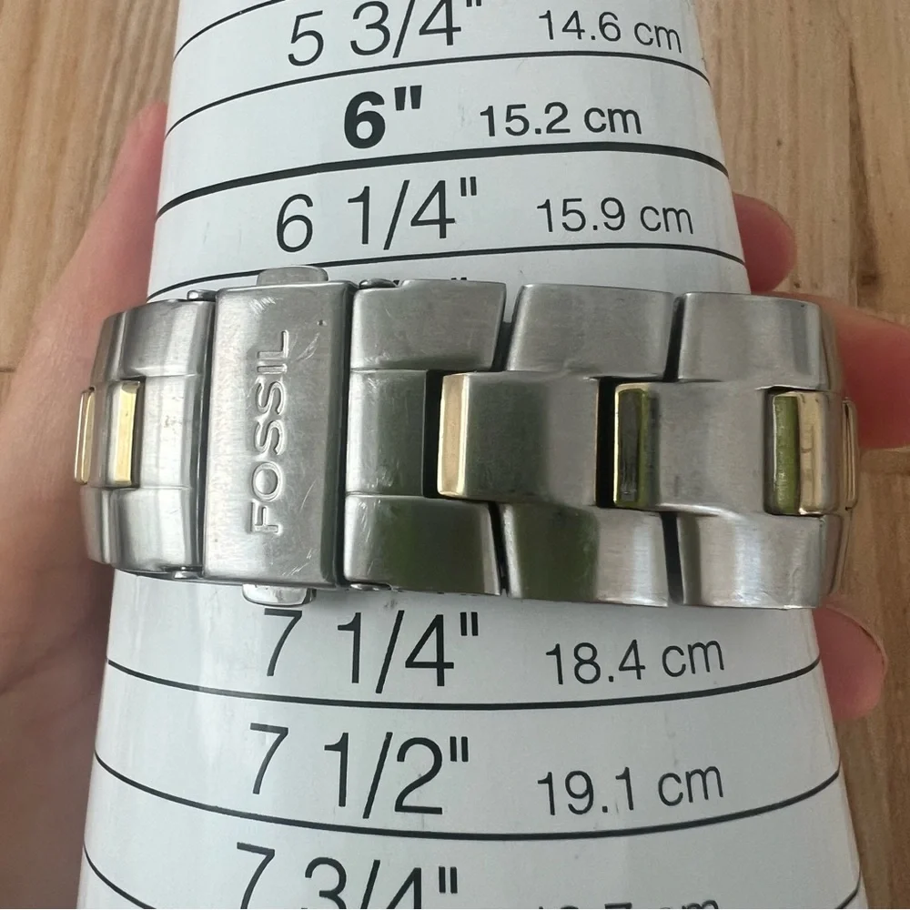 Fossil arkitekt men’s curvex dress watch NEW BATTERY